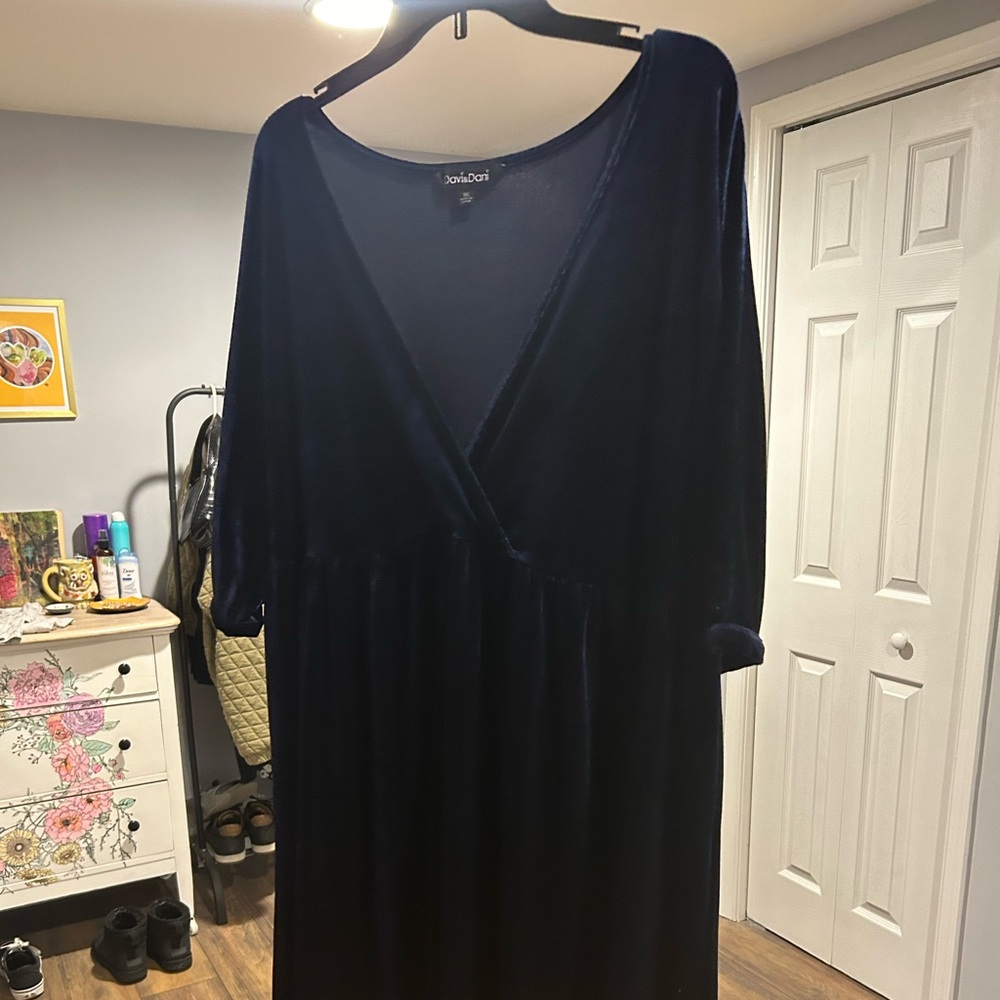 Plus size Velvet dress